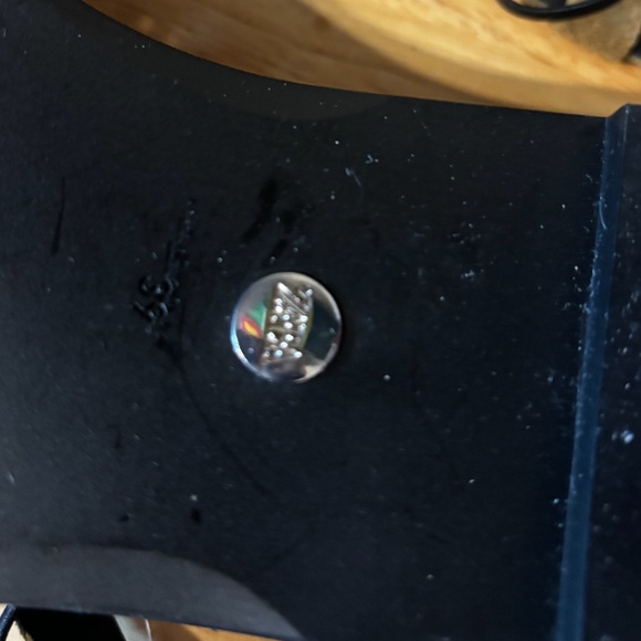 Zara khaki green flat real suede leather sandals with studs NWT - Picture 12 of 13